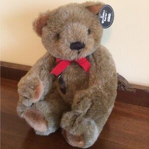 Gund Teddy Bear with Red Bow